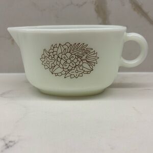Vintage Pyrex Woodland Gravy Sauce Boat